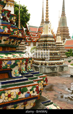 Wat Pho - ältesten und größten Tempel Bangkoks, Bangkok, Thailand Stockfoto