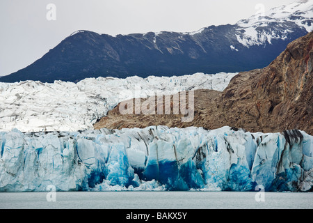 Gletscher Viedma Bestandteil der patagonischen Süden Eisfeld Los Tundrazone Nationalpark Anden Argentinien Stockfoto