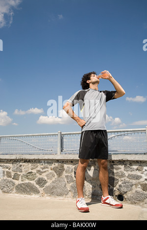 Läufer trinken Stockfoto