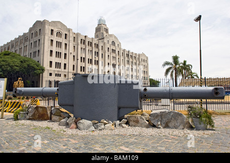 Das Seetakt Radar geborgen aus dem deutschen Panzerschiff Admiral Graf Spee. Montevideo, Uruguay. Stockfoto