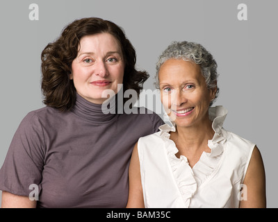 Zwei Reife Frauen Stockfoto