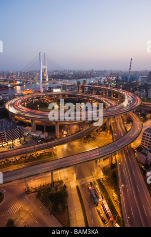 Shanghai Nanpu-Brücke Stockfoto