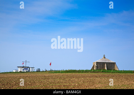 Kapelle und Küstenwache Suche Station St Aldhelms Kopf Isle of Purbeck Dorset UK 2009 Stockfoto