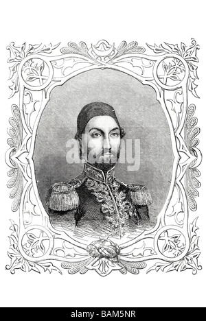 Abdul Medjid Sultan der Türkei türkische Botschafter 1853 Stockfoto