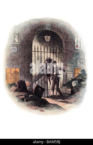 Consercrated Boden, Bleak House ist der neunte Roman von Charles Dickens in zwanzig monatliche Rate veröffentlicht Stockfoto