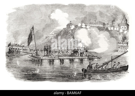 die Dame Nancy Floß Angriff auf Taganrog im Meer der britischen Marine azoff Stockfoto