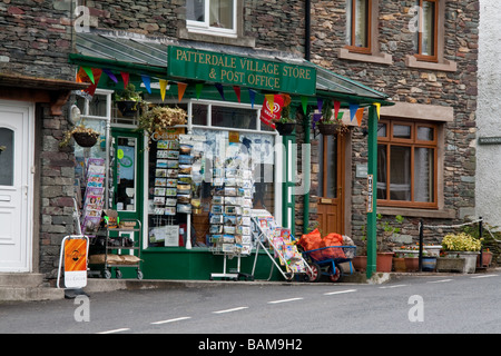 Patterdale-Dorfladen und Post, Patterdale, in der Nähe von Ullswater, Lake District, Cumbria Stockfoto