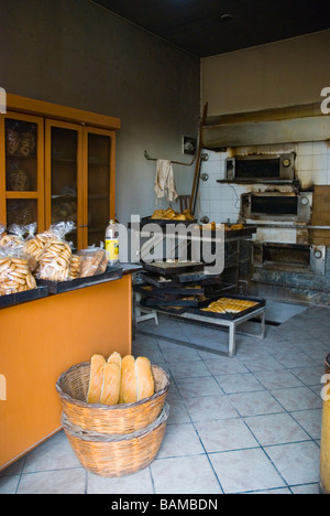 Geschäft mit traditionellen Brot in Chania Kreta Griechenland Europa Stockfoto