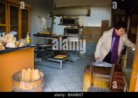 Geschäft mit traditionellen Brot in Chania Kreta Griechenland Europa Stockfoto