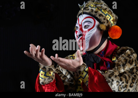 Mann In zeremoniellen Kostüm Stockfoto