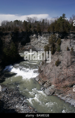 Taughannock Falls State Park Stockfoto