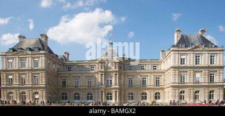 Der französische Senat Gebäude, Palais du Luxembourg im 6. Arrondissement von Paris, Frankreich Stockfoto