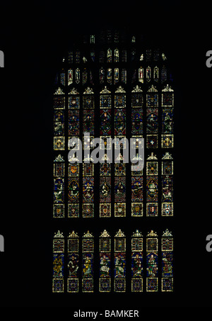 Die Kathedrale von Canterbury Staind Glasfenster im südwestlichen Querhaus Stockfoto