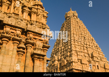 Brihadishwara-Tempel Thanjavur Tamil Nadu Indien Stockfoto