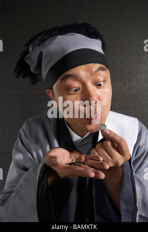 Traditionelle chinesische Kellner Stockfoto