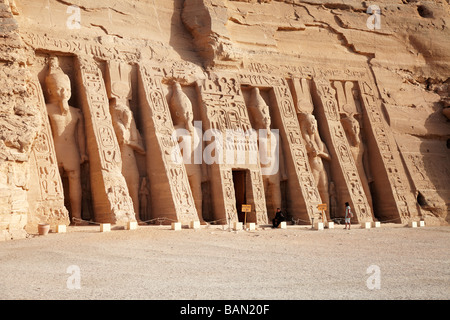 Tempel der Hathor, Abu Simbel, Ägypten Stockfoto