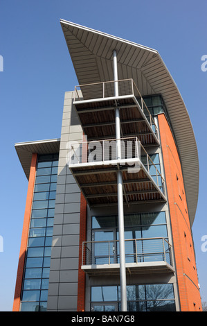 Bürogebäude, Abbey Road, Furness, Cumbria, England, Vereinigtes Königreich, Europa. Stockfoto