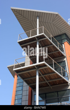 Bürogebäude, Abbey Road, Furness, Cumbria, England, Vereinigtes Königreich, Europa. Stockfoto