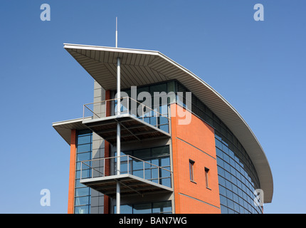 Bürogebäude, Abbey Road, Furness, Cumbria, England, Vereinigtes Königreich, Europa. Stockfoto