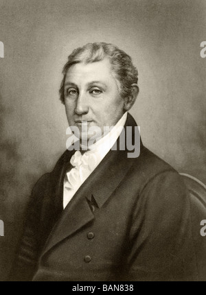 James Monroe, 1758-1831. Fünfter Präsident der Vereinigten Staaten von Amerika Stockfoto