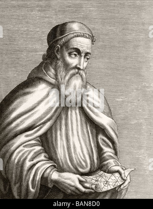 Amerigo Vespucci, 1454 - 1512, alias Americus Vespucius. Italienischer Forscher und Kartograf. Stockfoto