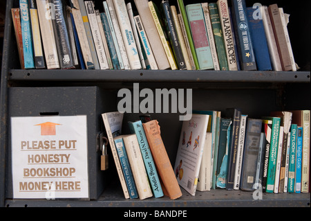 Ehrlichkeit-Buchhandlung in Hay on Wye, Wales Stockfoto