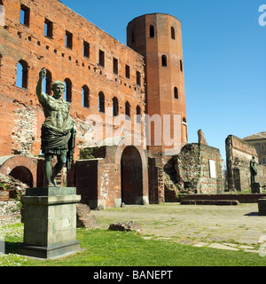 Italien Piemont Turin Porte Palatine Stockfoto