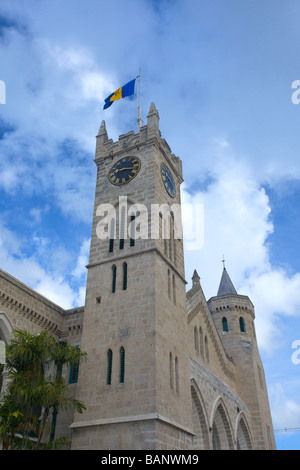 Parlamentsgebäude von Barbados, befindet sich an der Spitze der Broad Street, Bridgetown, "St. Michael" Stockfoto