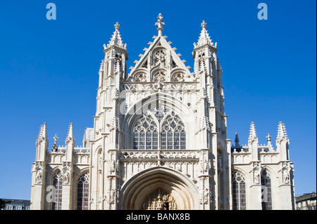 Kirche Notre-Dame du Sablon oder Notre Dame des Victoires Brüssel-Brabant-Belgien Stockfoto