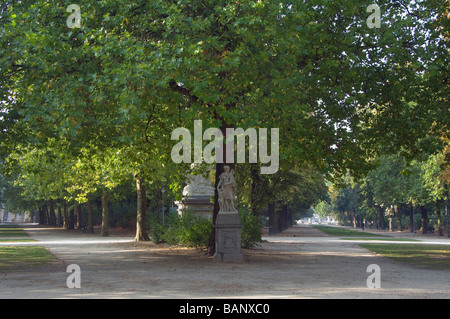 Parc de Bruxelles Gassen Brüssel Brabant Belgien Stockfoto