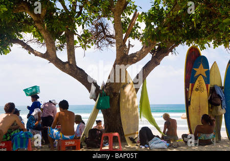 Strand Kuta Bali-Lombok-Indonesien Stockfoto