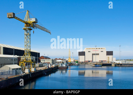 BAE Systems und Devonshire Dock, Furness, Cumbria, England UK Stockfoto