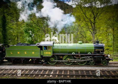 LLangollen Steam und Stars Gala 2009 Motor Mayflower B1 4 6 0 Nr. 1306 vom Schlachtfeld Bahn gebaut im Jahre 1948 Stockfoto