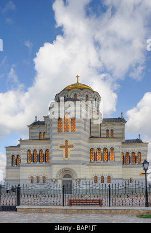 Kirche der orthodoxen Kirche befindet sich in Sewastopol-Krim Ukraine Stockfoto