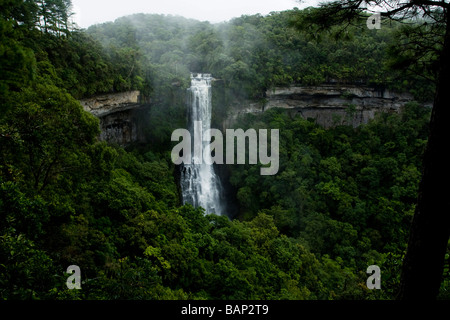 Europäischen Tal - Radwandern in Santa Catarina in Brasilien Stockfoto