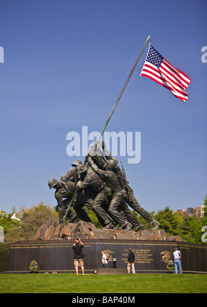 ARLINGTON VIRGINIA USA United States Marine Corps War Memorial Stockfoto