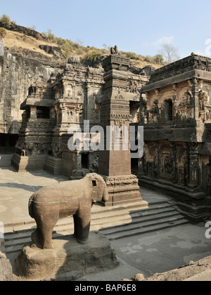 Kailash Tempel Ellora Höhlen Höhle 16 Stockfoto