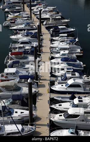 ELIZABETH MARINA JERSEY Kanalinseln UK ST. HELIER JERSEY 20. April 2009 Stockfoto