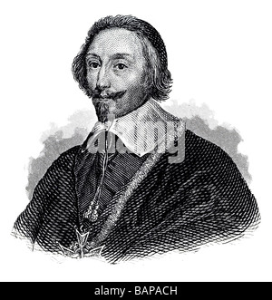 Armand Jean du Plessis de Richelieu, Kardinal-Duc de Richelieu Stockfoto