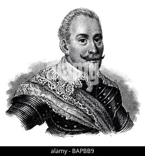 Gustav II. Adolf König von Schweden Stockfoto