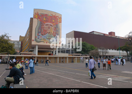 (Universidad Nacional Autonoma de Mexico) (UNAM), oder (National Autonomous University) von Mexiko-Stadt. Stockfoto
