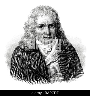 Jacques-Henri Bernardin de Saint-Pierre Stockfoto