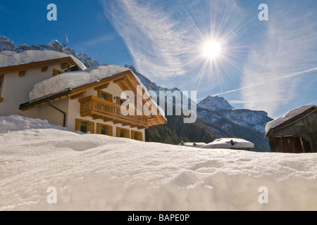 Alleghe Provinz Belluno-Italien Stockfoto