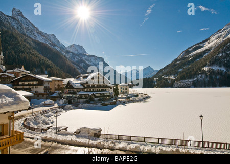 See von Alleghe Provinz Belluno-Italien Stockfoto