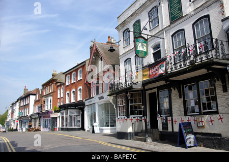 High Street, Old Town, Hemel Hempstead, Hertfordshire, England, Vereinigtes Königreich Stockfoto