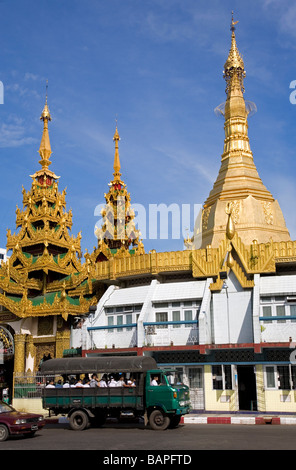 Sule Pagode. Yangon. Myanmar Stockfoto