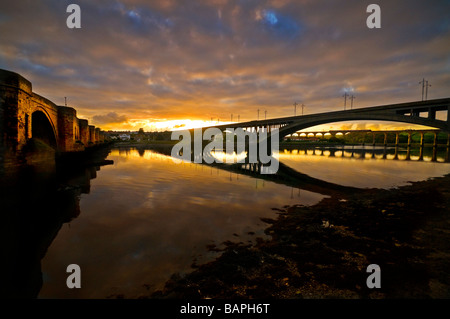 Die nördlichste Stadt in England, Berwick nach Tweed Stockfoto