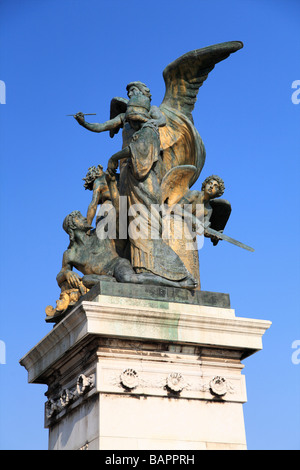 Italien Lazio Rom il Vittoriano detail Stockfoto