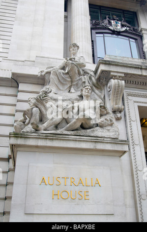 London, England, Vereinigtes Königreich. Australien-Haus in den Strang Stockfoto