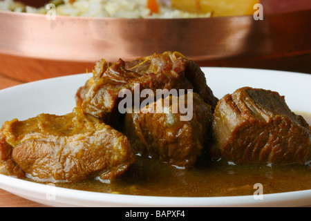 Mangsherkari ist ein Bengali nicht vegetarisches Gericht. Stockfoto